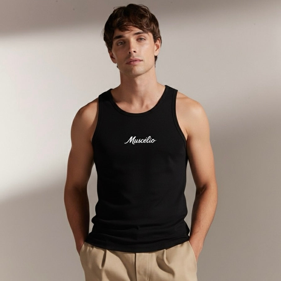 Cotton Ribb Premium Black