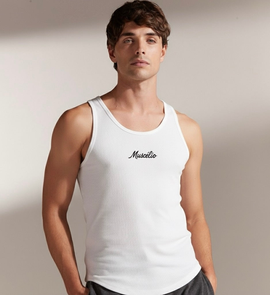 Cotton Ribb Premium White