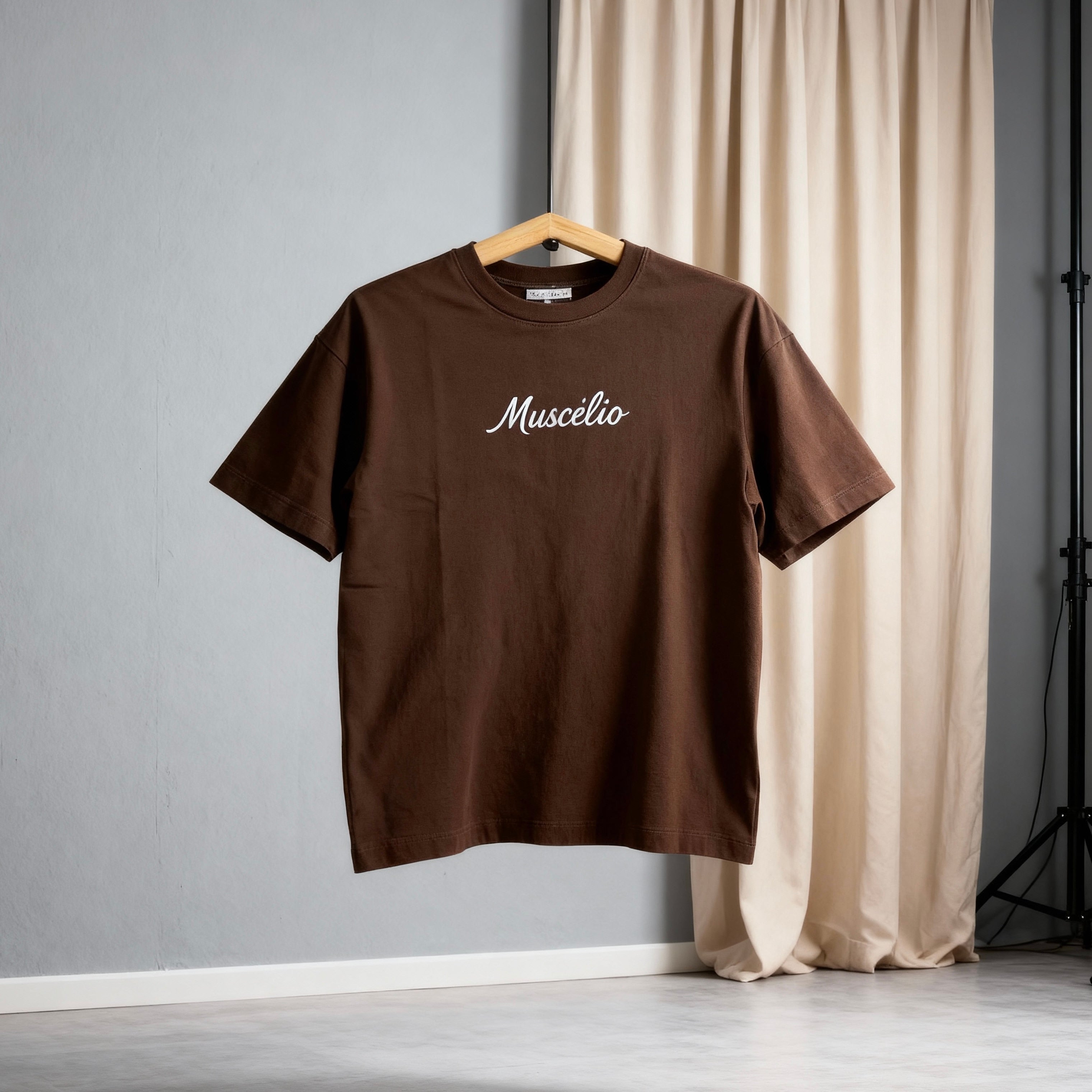 Cotton T-Shirts Brown