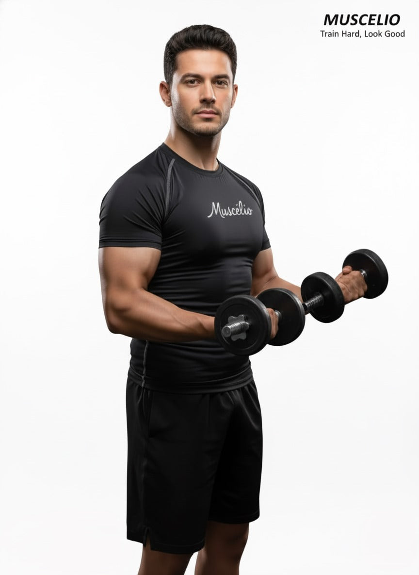 Premium Half Sleeve Compressions Black
